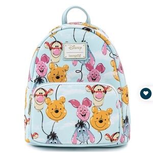 NWT Loungefly Winnie The Pooh Balloon Friends
Mini Backpack